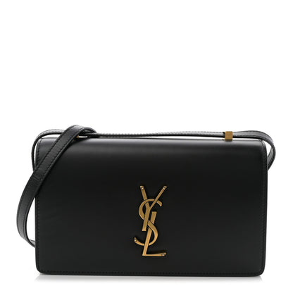 Saint Laurent Calfskin Monogram Small Dylan Shoulder Bag Black 1 of 10
