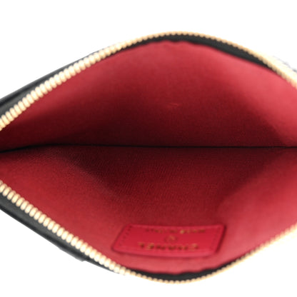 Chanel Lambskin Quilted Chanel 19 Phone and Card Holder Black 6 of 9