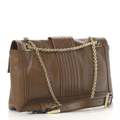 Fendi Vitello Acqua Maxi Baguette Bag Saddler 2 of 16