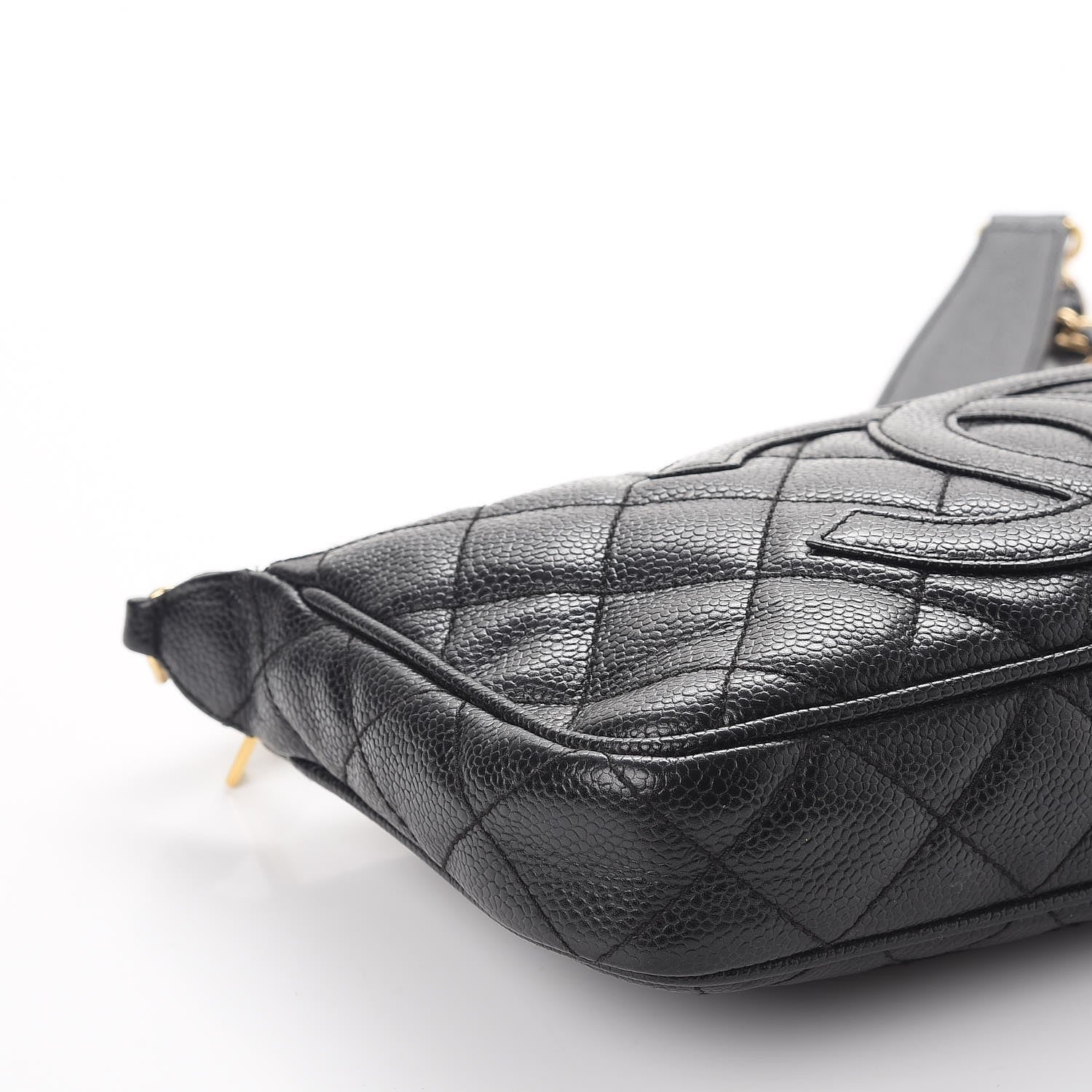Chanel Caviar Quilted Shoulder Bag Black 10 of 11