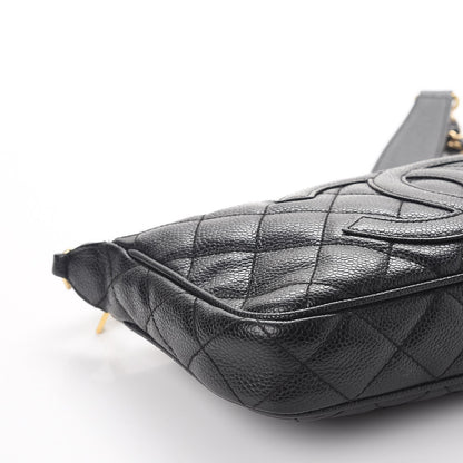 Chanel Caviar Quilted Shoulder Bag Black 10 of 11