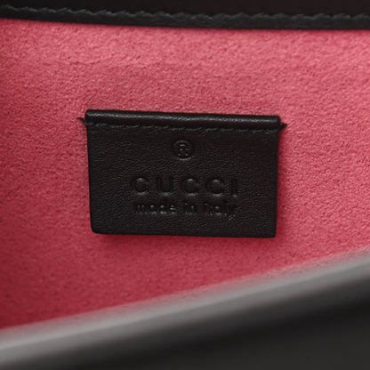 Gucci Satin Silk Crystal Small Dionysus Shoulder Bag Black Black Diamond 8 of 13