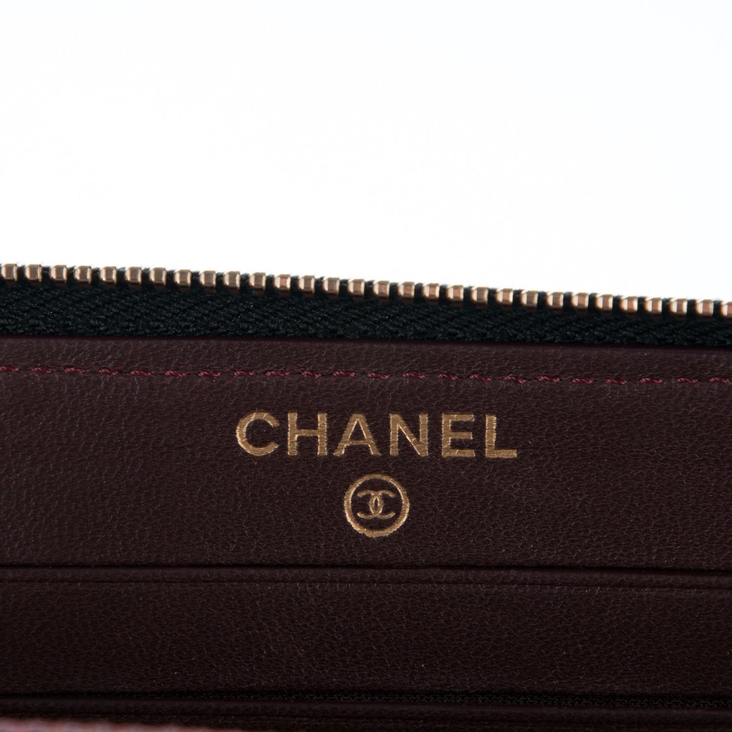 Lambskin Quilted Small Trendy CC Zip Around Wallet Black