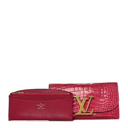 Louis Vuitton Alligator Vivienne LV Long Wallet 1 of 10