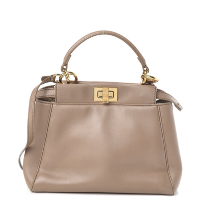 Fendi Nappa Mini Peekaboo Iconic Satchel Ratmusquet 1 of 10