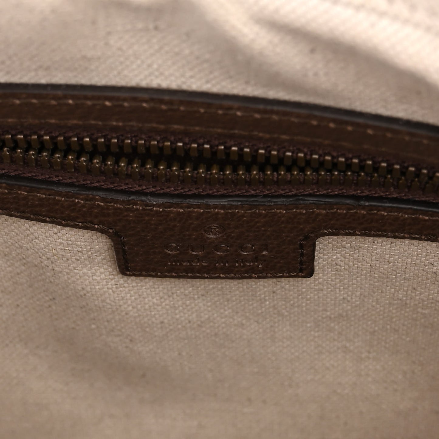 GG Supreme Monogram Web Small Ophidia Messenger Bag Brown