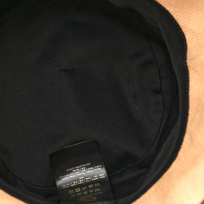 Fendi Cotton Woven Sheepskin FF Patch Bucket Hat S Naturale 7 of 9