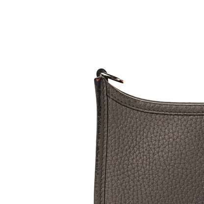 Hermes Taurillon Clemence Amazone Evelyne TPM Etain Rouge Casaque 14 of 16
