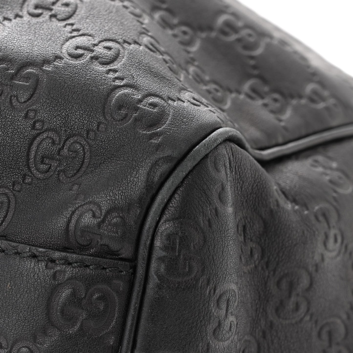 Guccissima Large Sukey Tote Black