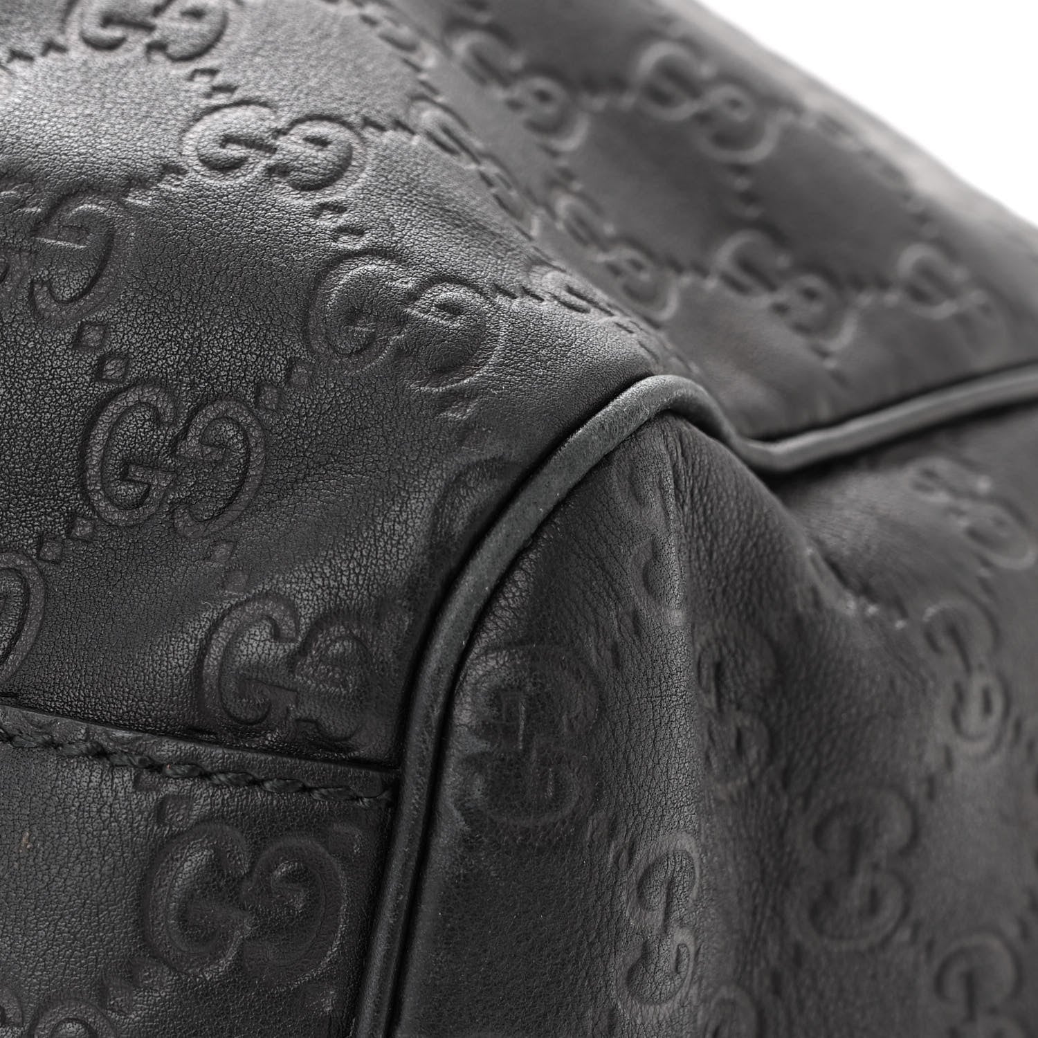 Gucci Guccissima Large Sukey Tote Black 12 of 16