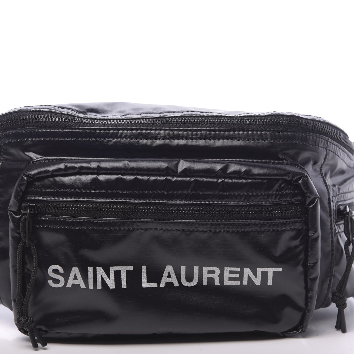 Saint Laurent Nylon Logo Ripstop Body Belt Bag Black 7 of 9
