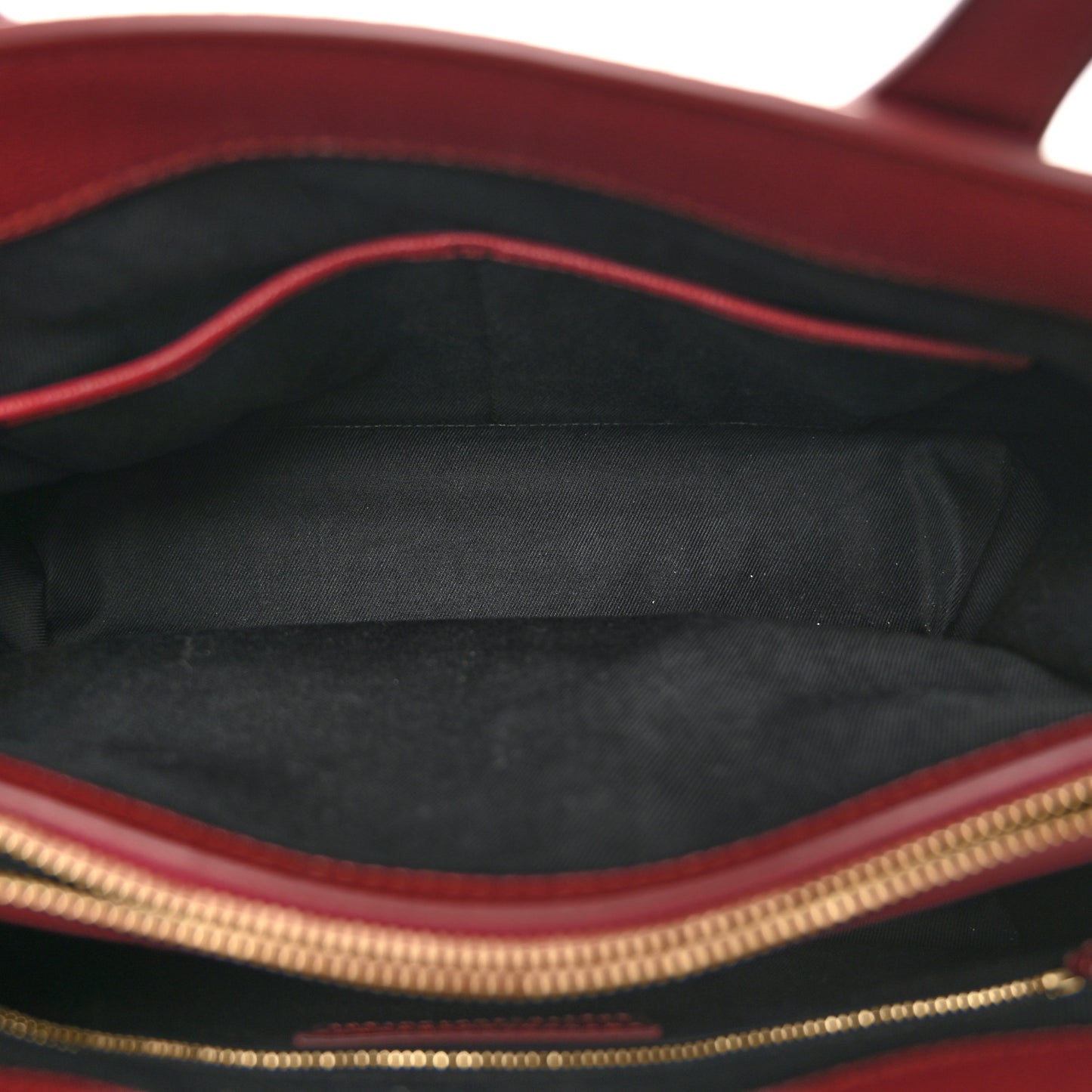 Grainy Calfskin House Check Medium Banner Tote Mahogany Red
