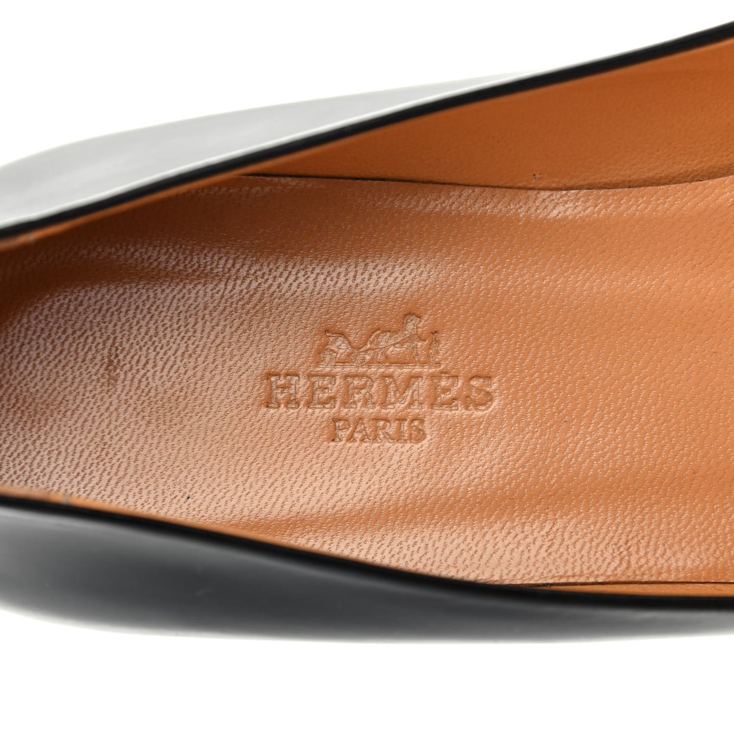 Patent Ballerina Flats 37.5 Black