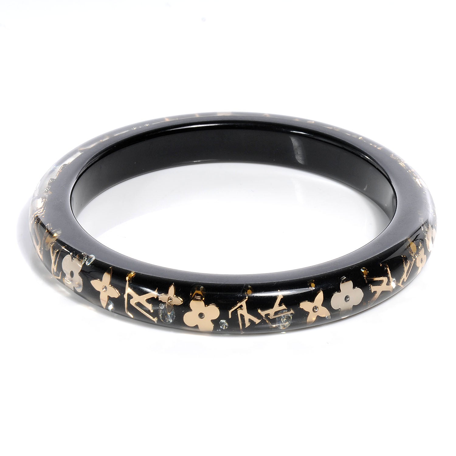 Louis Vuitton Inclusion Bracelet PM Size Medium Black 1 of 3