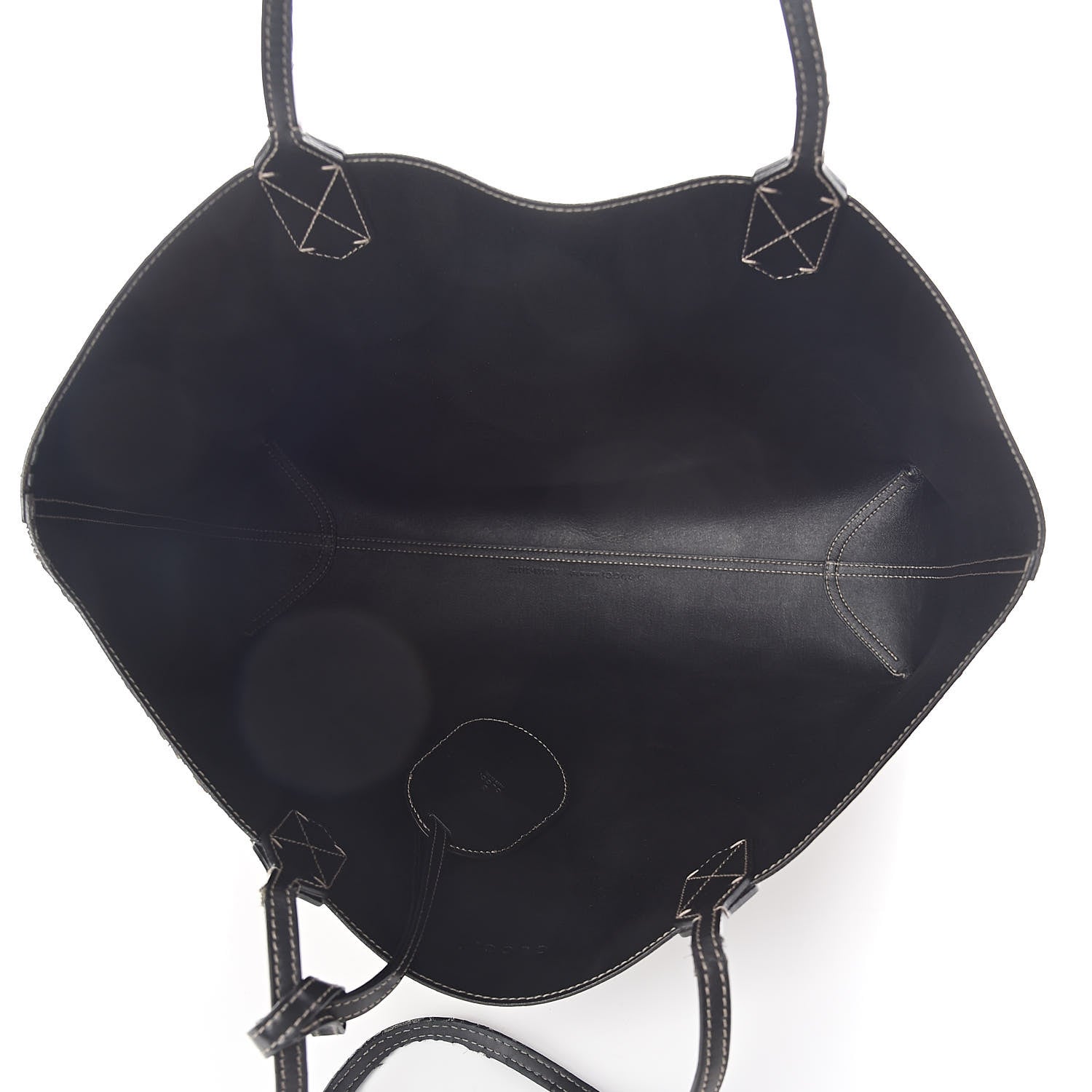 Gucci Calfskin GG Supreme Monogram Medium Reversible Tote Black 15 of 17