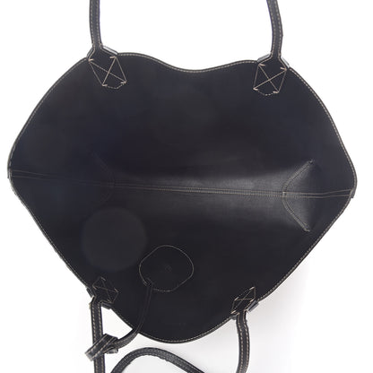 Gucci Calfskin GG Supreme Monogram Medium Reversible Tote Black 15 of 17