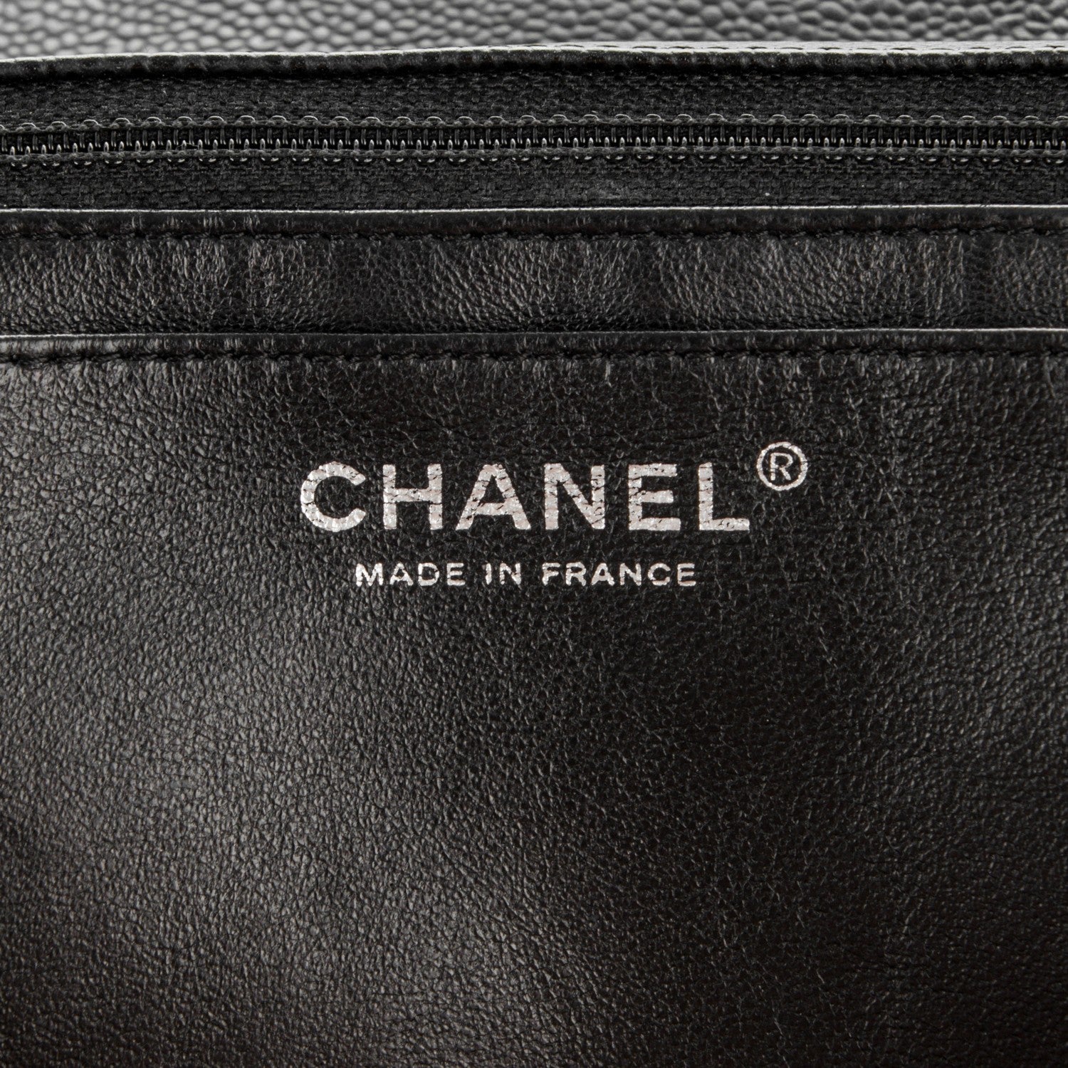 Chanel Caviar Quilted Jumbo Single Flap Black 6 of 8