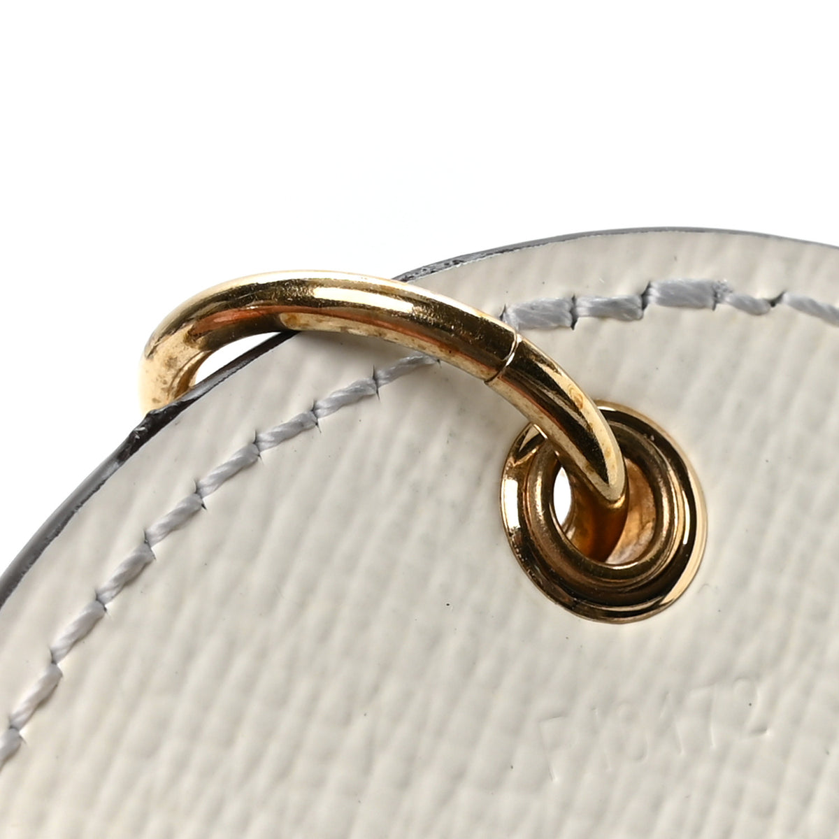 Louis Vuitton Monogram Kusama Town Key Ring White 4 of 5