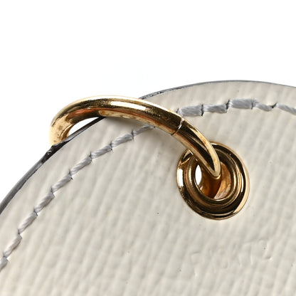 Louis Vuitton Monogram Kusama Town Key Ring White 4 of 5