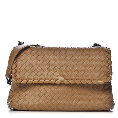 Bottega Veneta Nappa Intrecciato Small Olimpia Shoulder Bag Camel 3 of 13