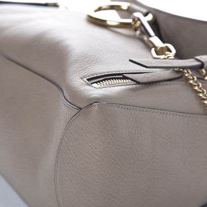Chloe Calfskin Medium Faye Day Shoulder Bag Motty Grey 10 of 11