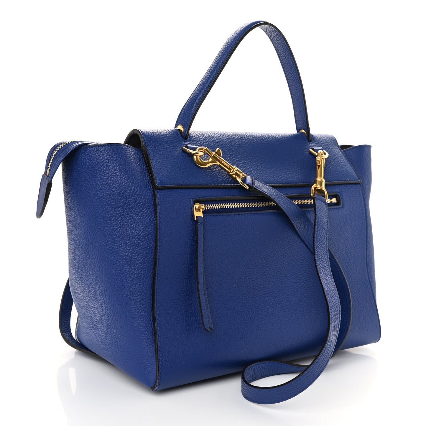 Grained Calfskin Mini Belt Bag Indigo