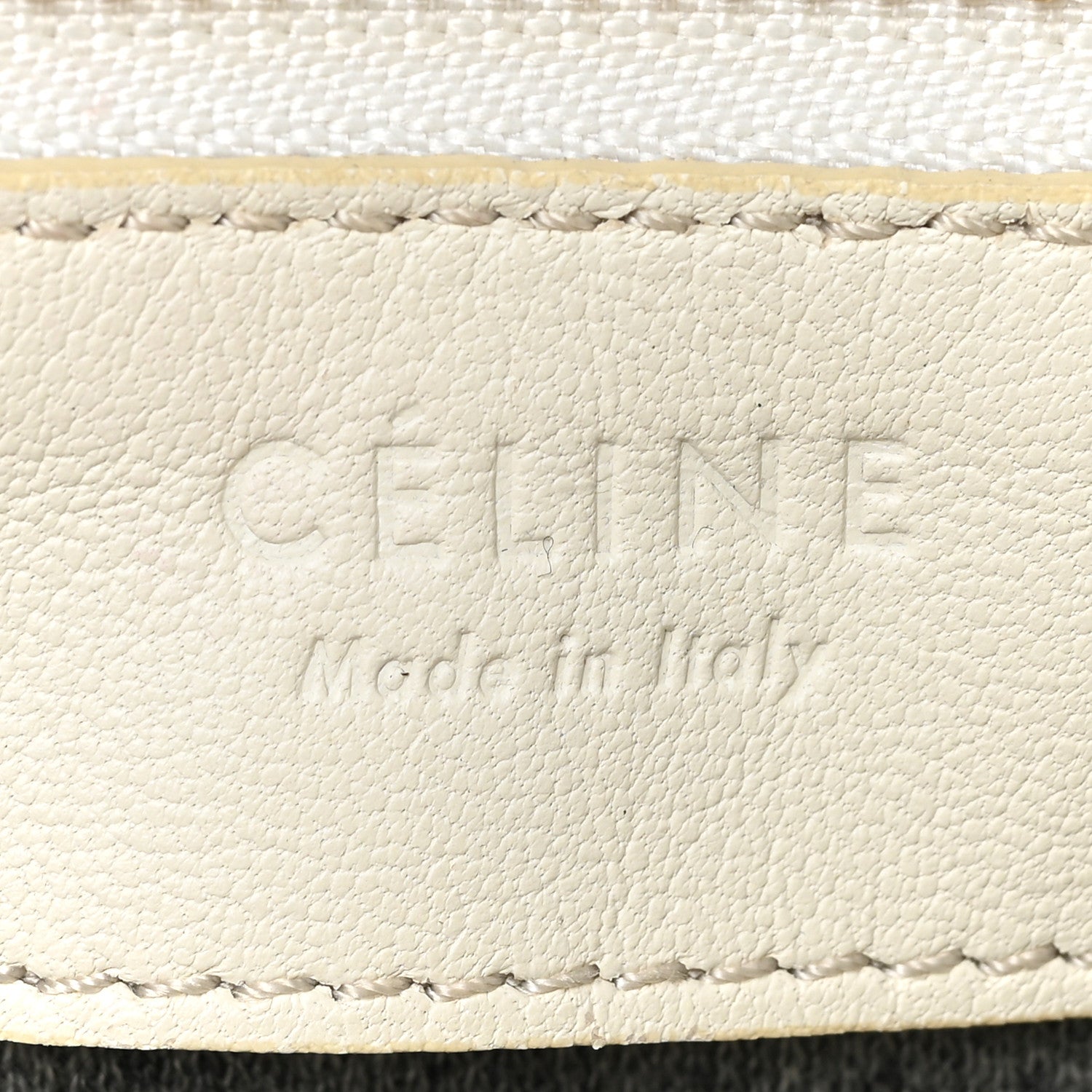 Celine Lambskin Large Trio Crossbody Bag White 7 of 18