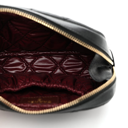 Chanel Caviar Quilted Small Curvy Pouch Cosmetic Case Black 5 of 8