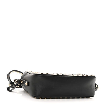 Valentino Garavani Calfskin Rockstud Camera Crossbody Bag Black 4 of 9