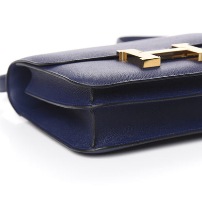Hermes Epsom Constance 24 Bleu Saphir 9 of 12