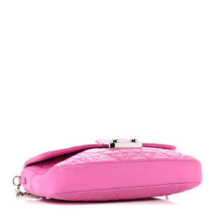 Christian Dior Lambskin Cannage Miss Dior Promenade Pouch Fuchsia 4 of 14