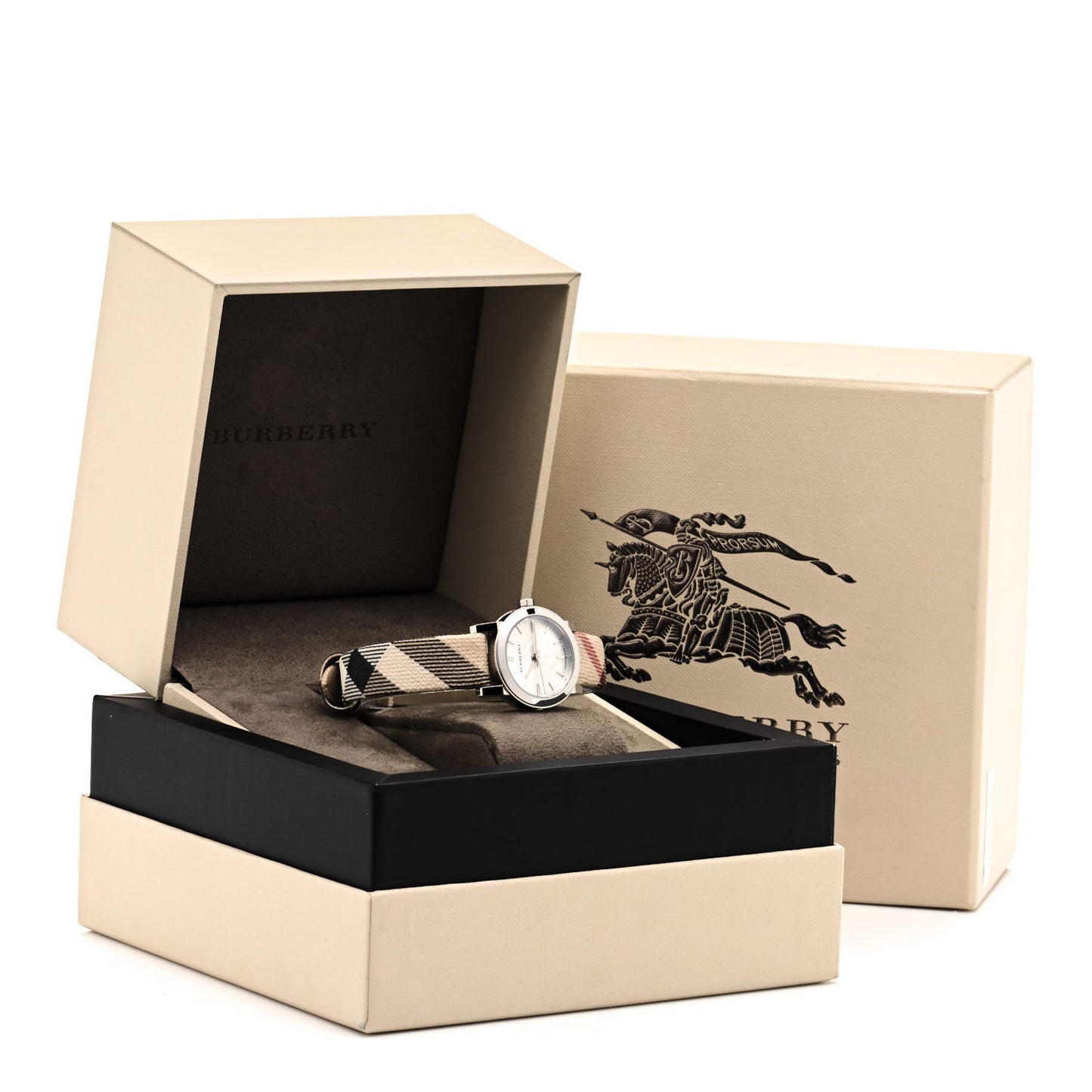 Stainless Steel Calfskin 26mm Nova Check Quartz Watch BU9212