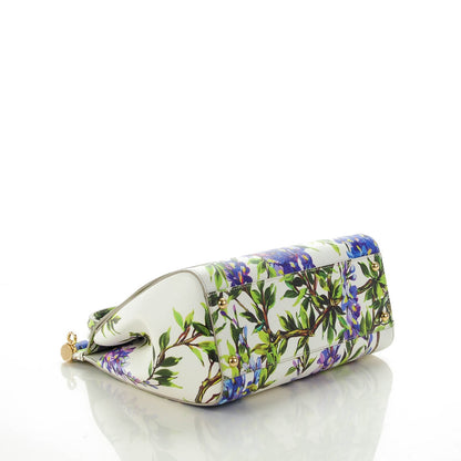 Dolce & Gabbana Dauphine Medium Floral Print Miss Sicily Satchel White 4 of 7