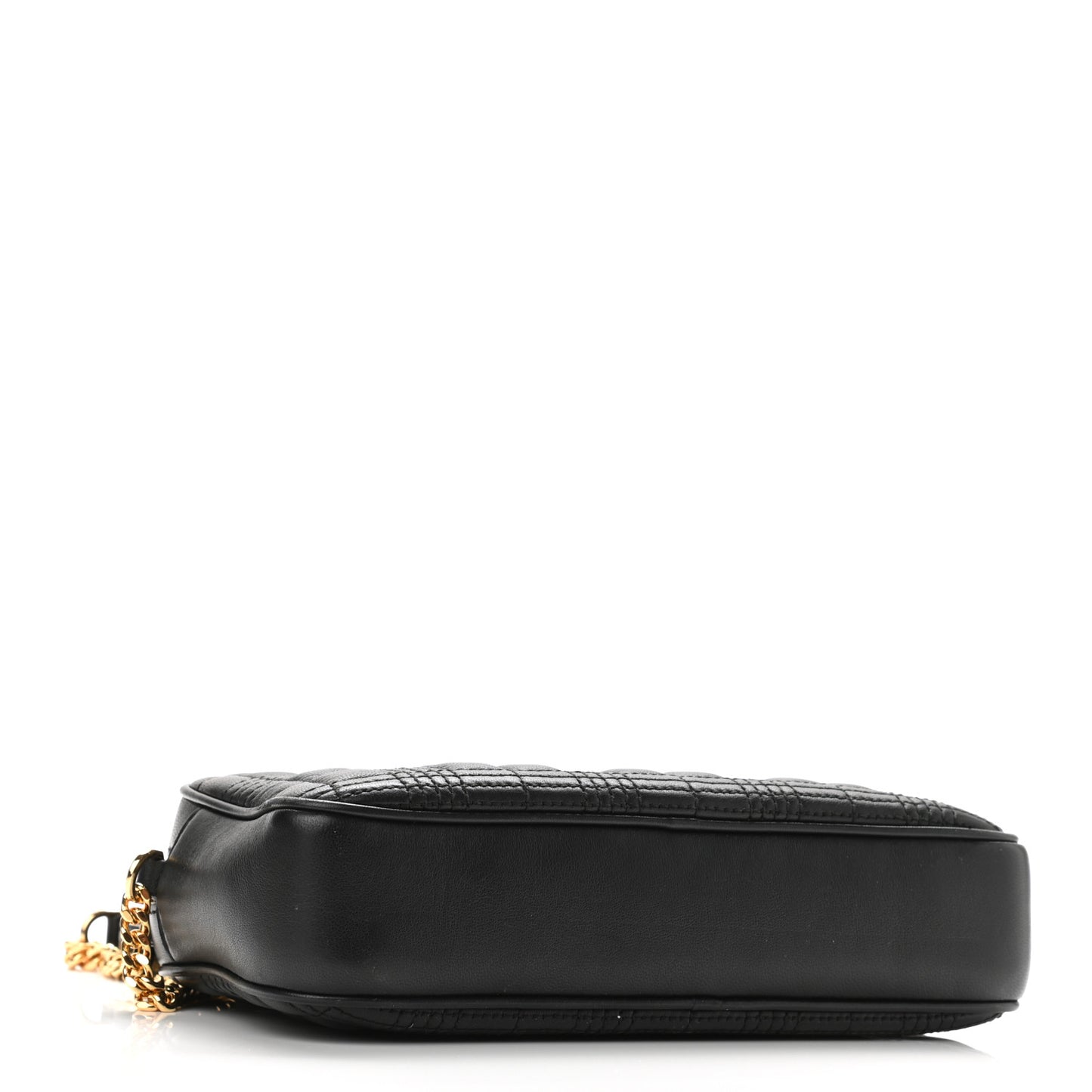 Lambskin Quilted Camera Bag Black