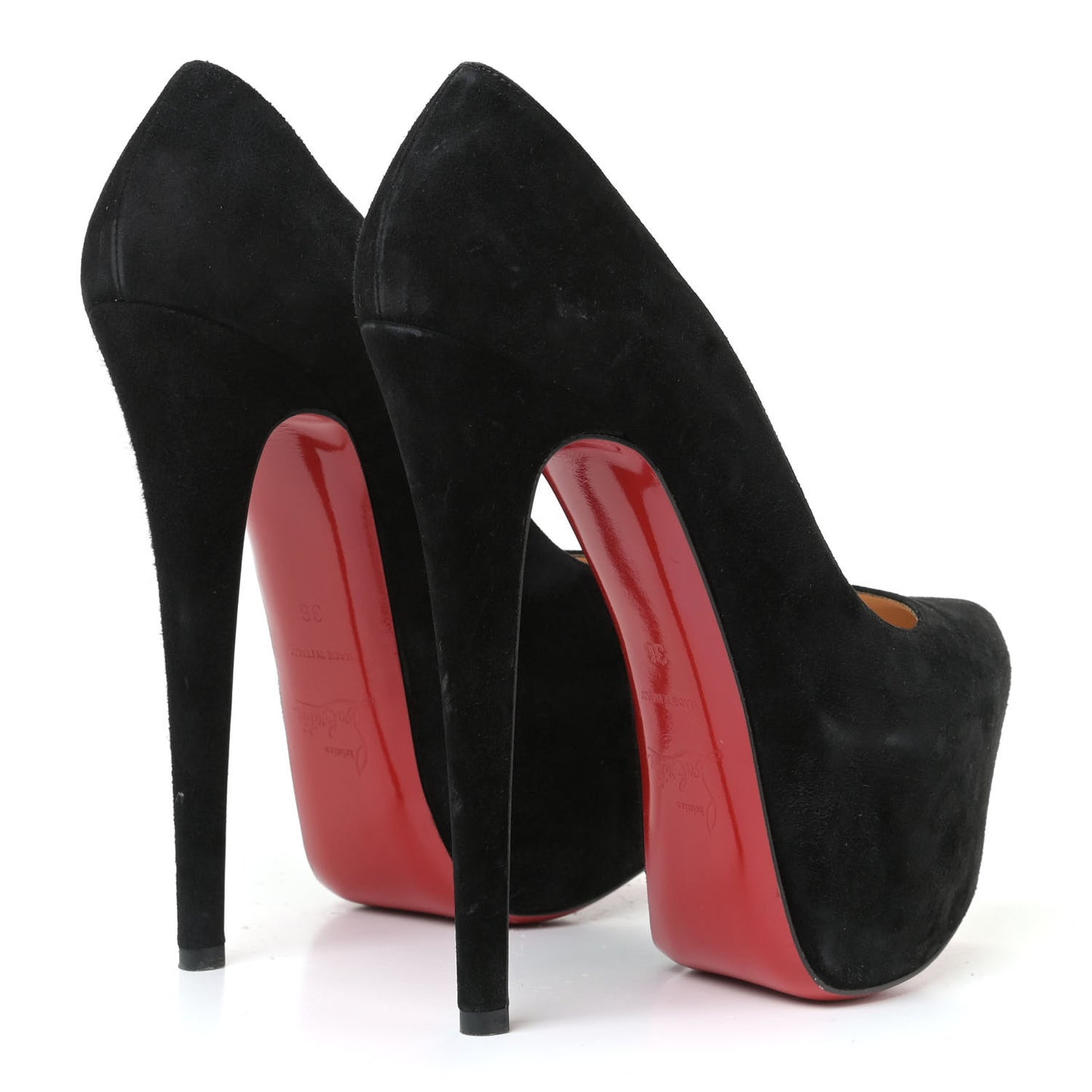 Suede Daffodile 160 Pumps 36 Black