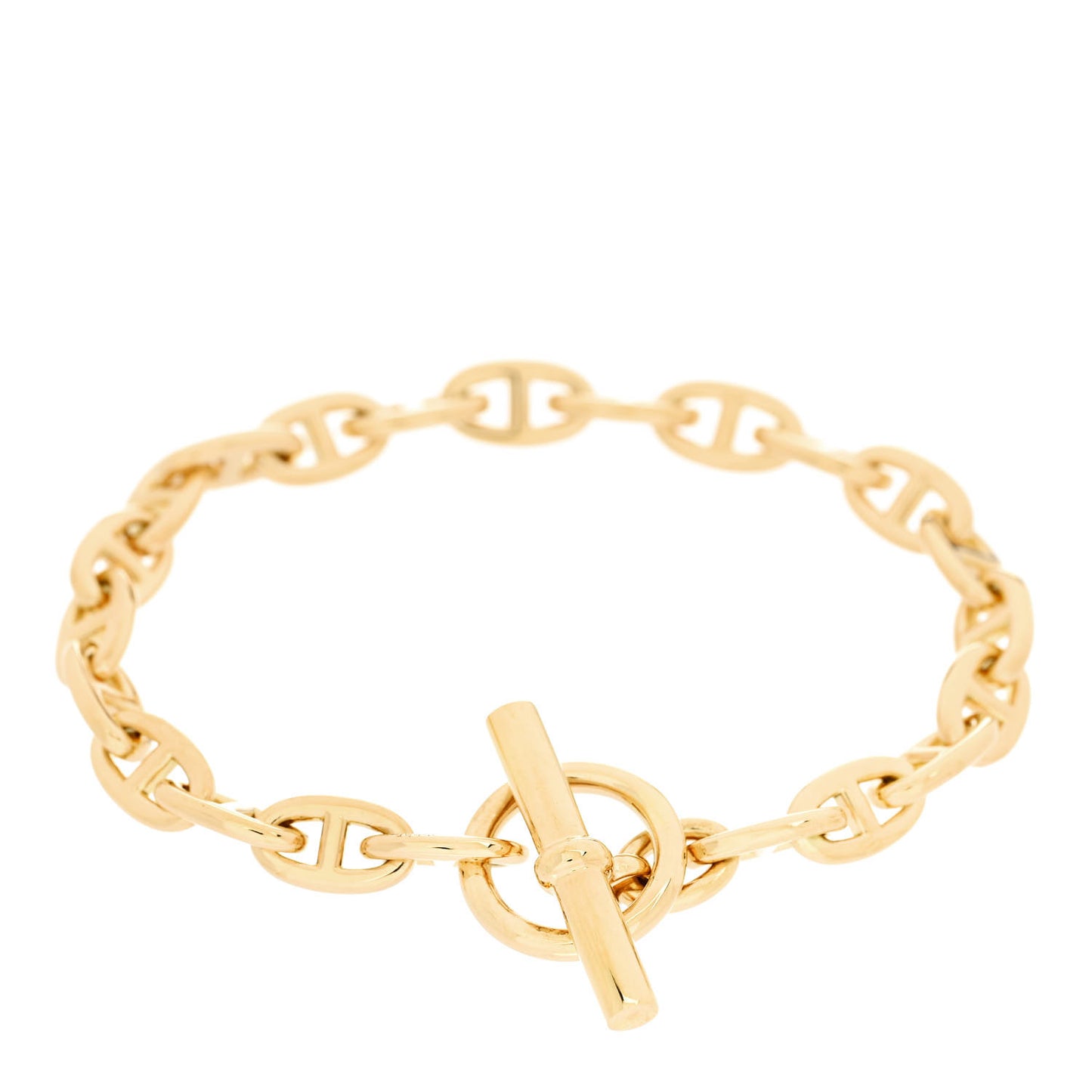 18K Yellow Gold TPM Chaine d'Ancre Bracelet