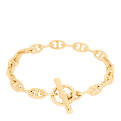 Hermes 18K Yellow Gold TPM Chaine d'Ancre Bracelet 2 of 5