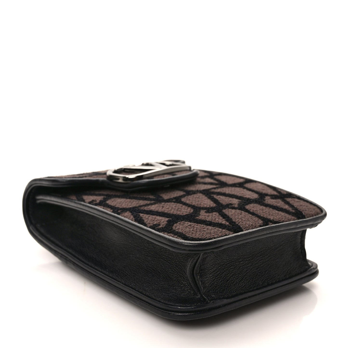 Toile Iconographe Vlogo Mini Loco Crossbody Bag Fondant Black