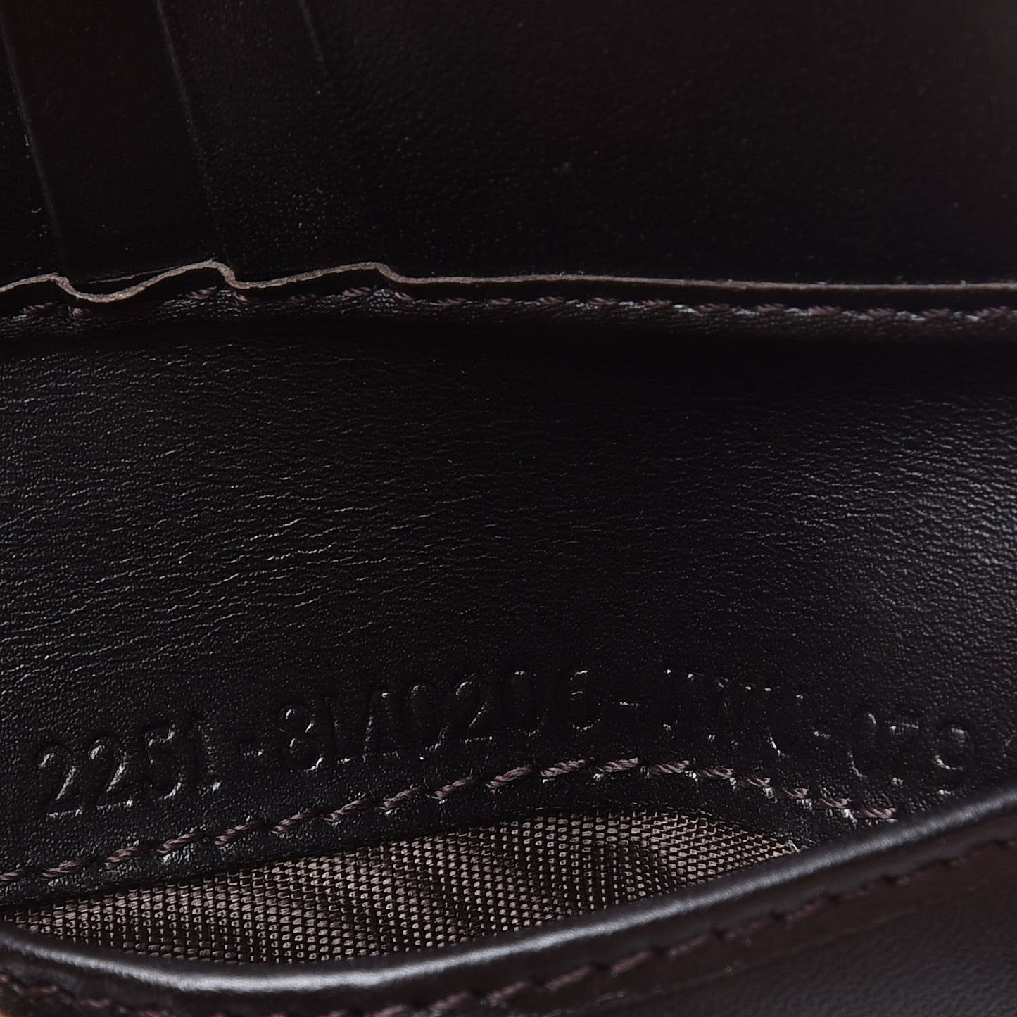 Zucca Cuoio Lucido Compact Wallet Tobacco Moro