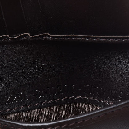 Fendi Zucca Cuoio Lucido Compact Wallet Tobacco Moro 7 of 8