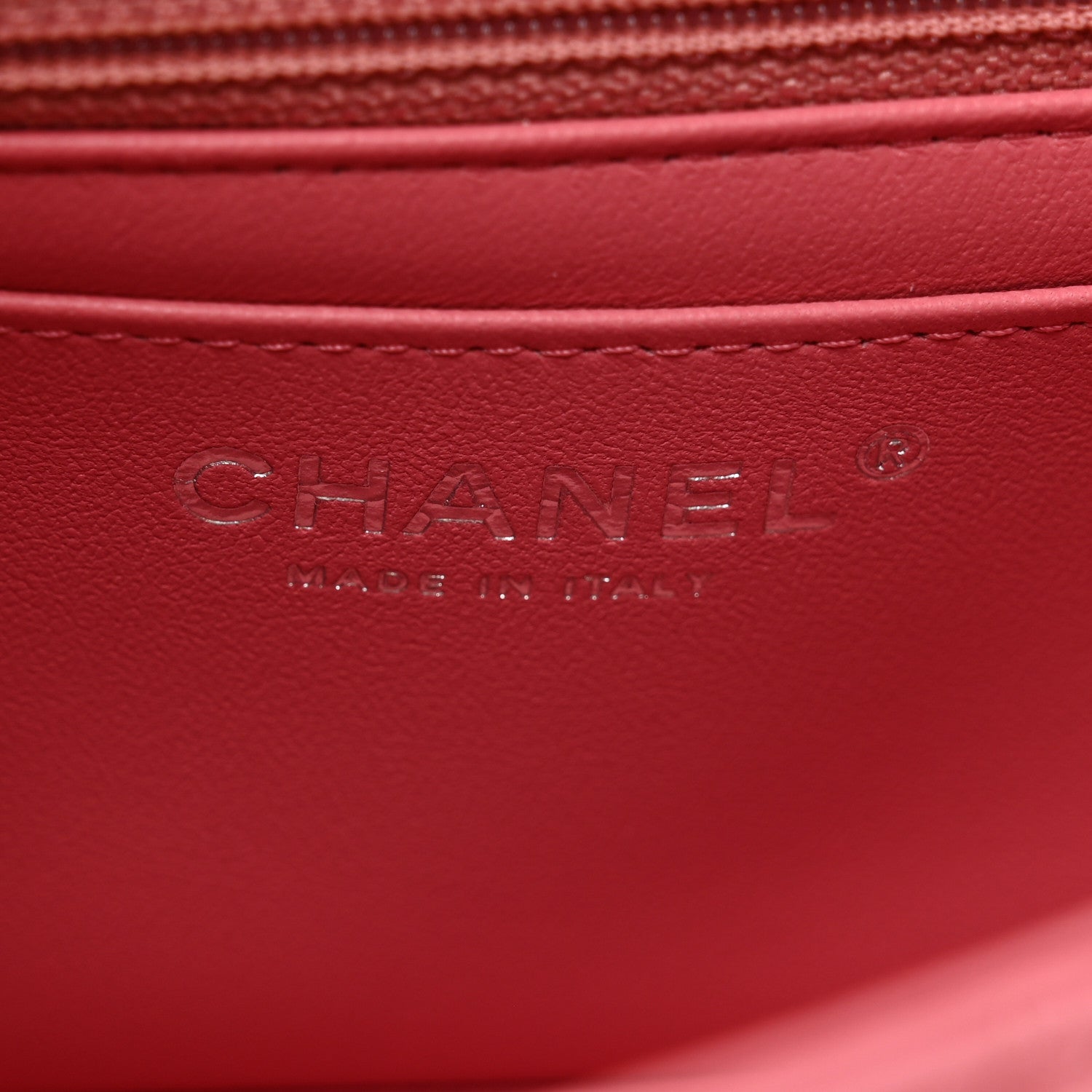 Chanel Lambskin Quilted Mini Rectangular Flap Pink 7 of 11