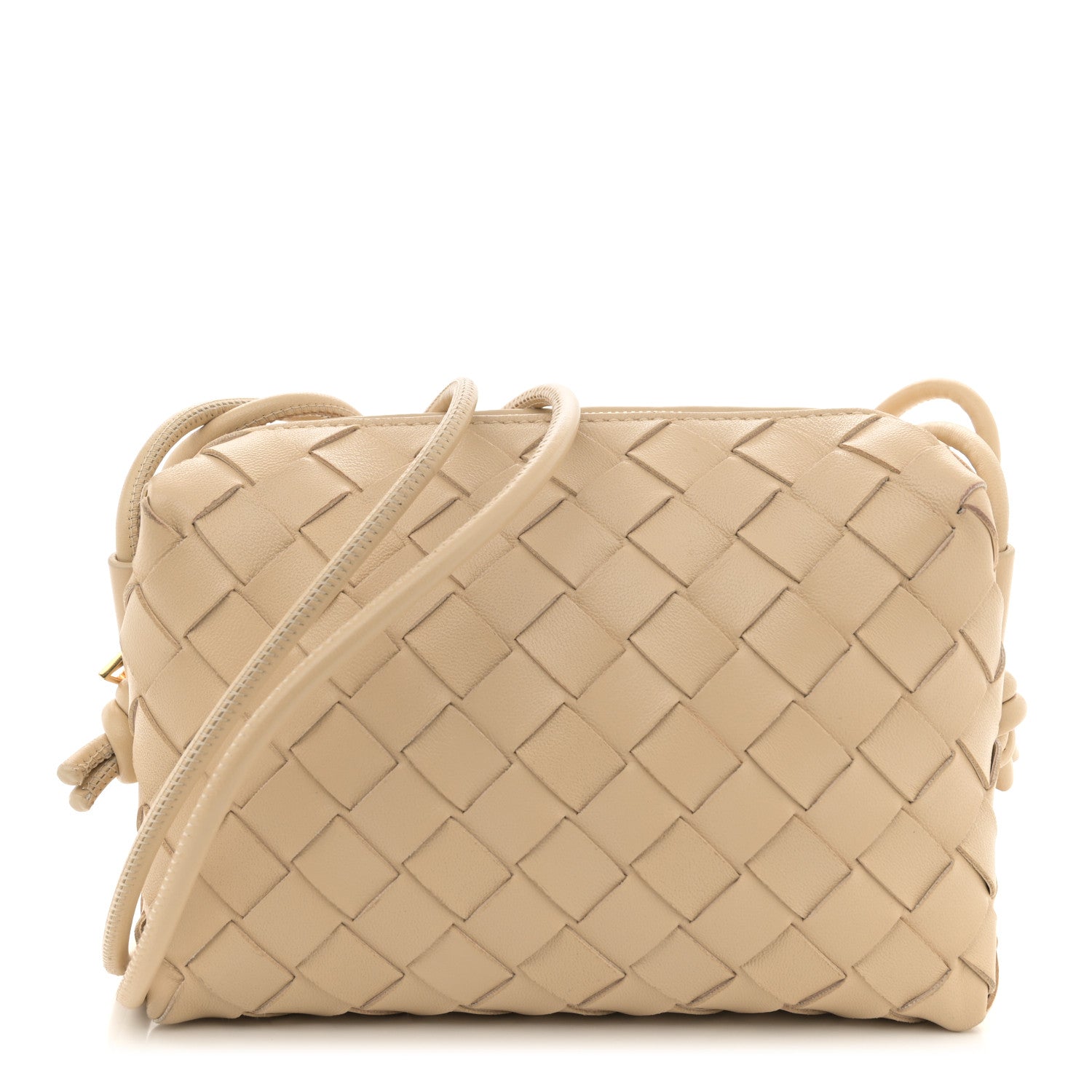 Bottega Veneta Nappa Intrecciato Mini Loop Camera Bag Porridge 1 of 12