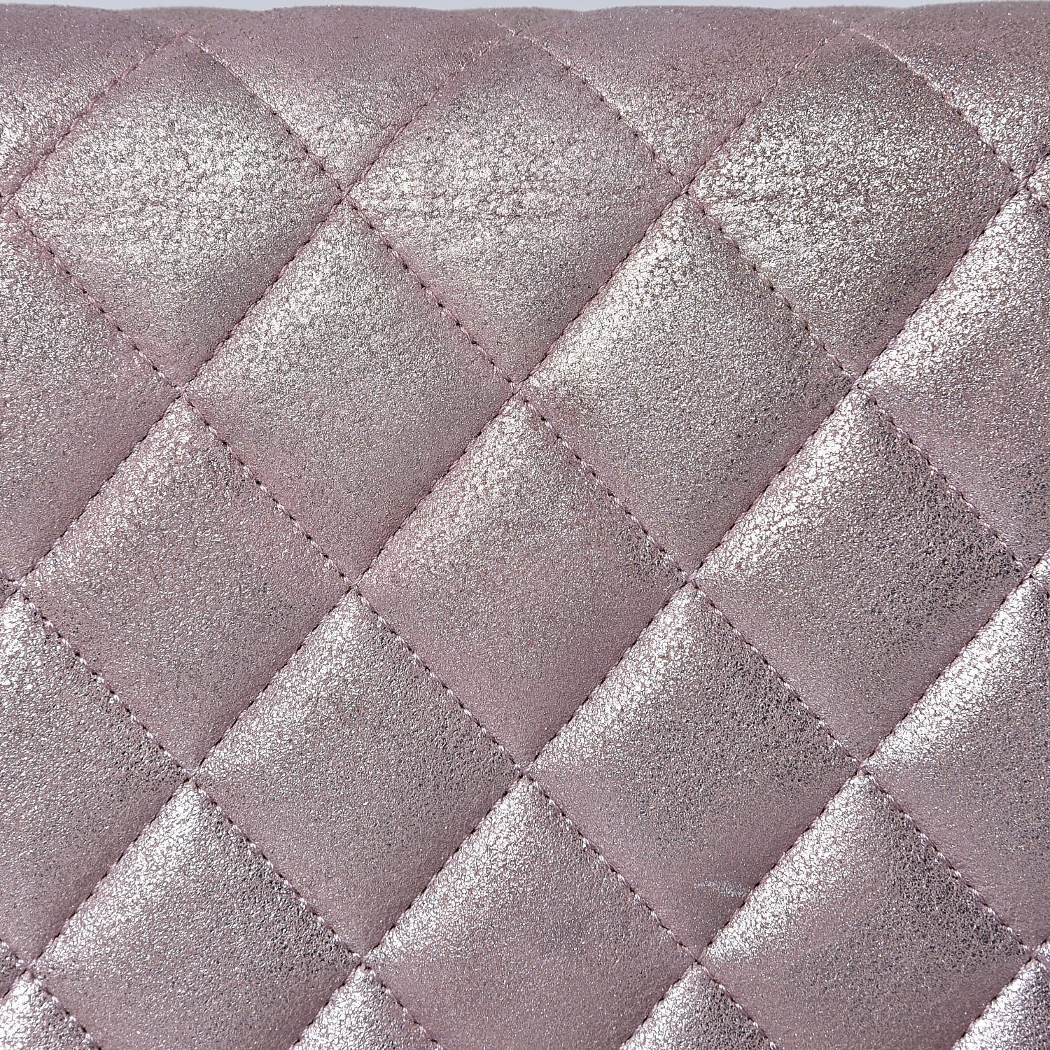 Chanel Iridescent Calfskin Quilted Wallet on Chain WOC Light Pink 12 of 12