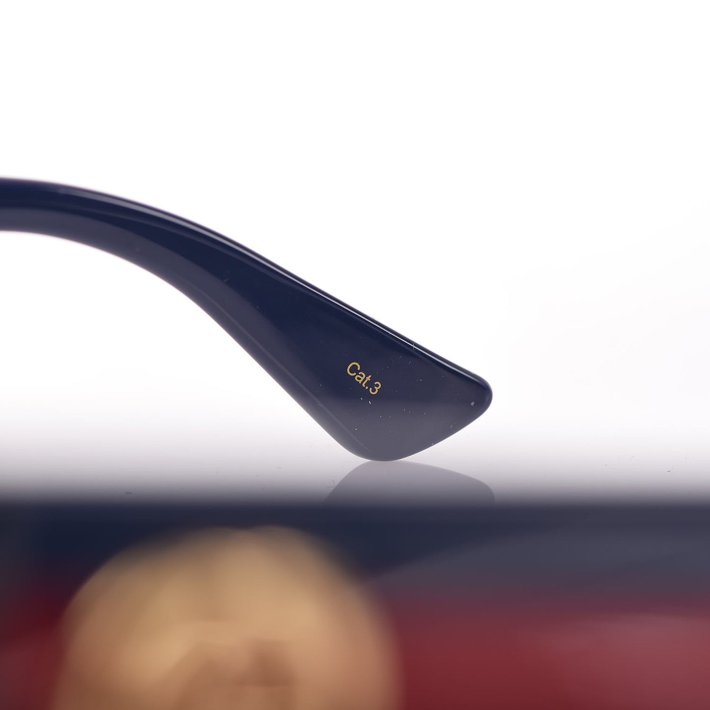 Acetate Oversized Rectangle Frame Web Sunglasses GG 0276S Black