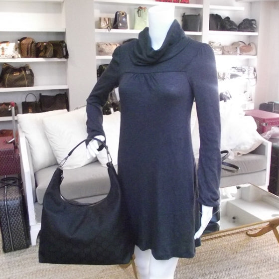 Monogram Large Hobo Black