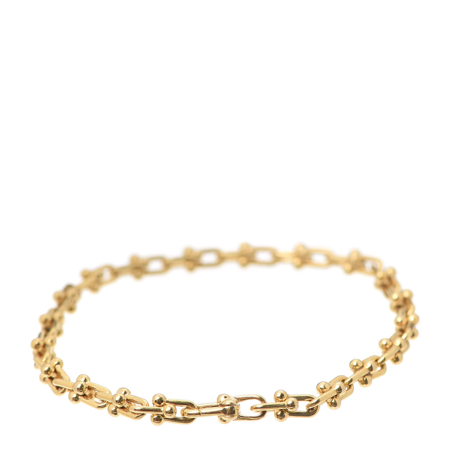 Tiffany 18K Yellow Gold Micro HardWear Link Bracelet 3 of 5