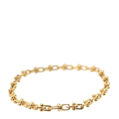 Tiffany 18K Yellow Gold Micro HardWear Link Bracelet 3 of 5