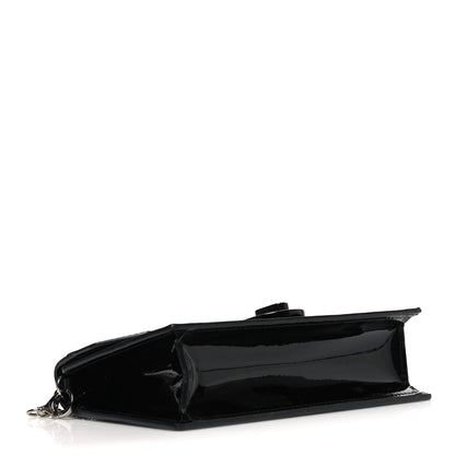 Christian Louboutin Patent Calfskin Mini Elisa Baguette Black 4 of 10
