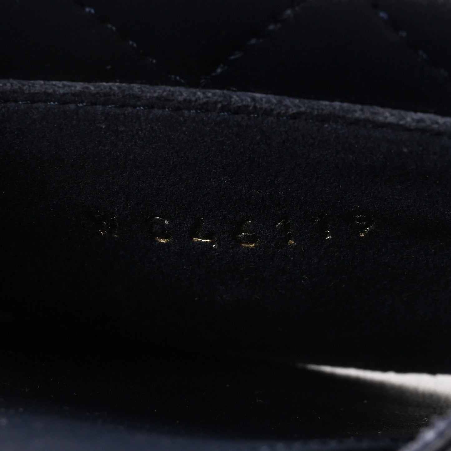 Lambskin Quilted Turnlock Flat Mules 38.5 Navy