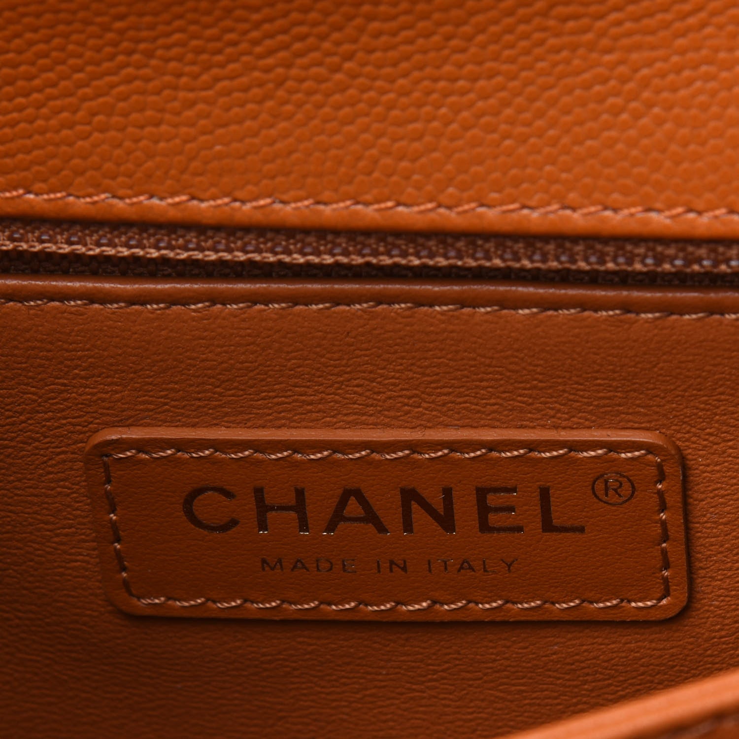 Chanel Caviar Quilted Mini Coco Handle Flap Light Brown 7 of 12